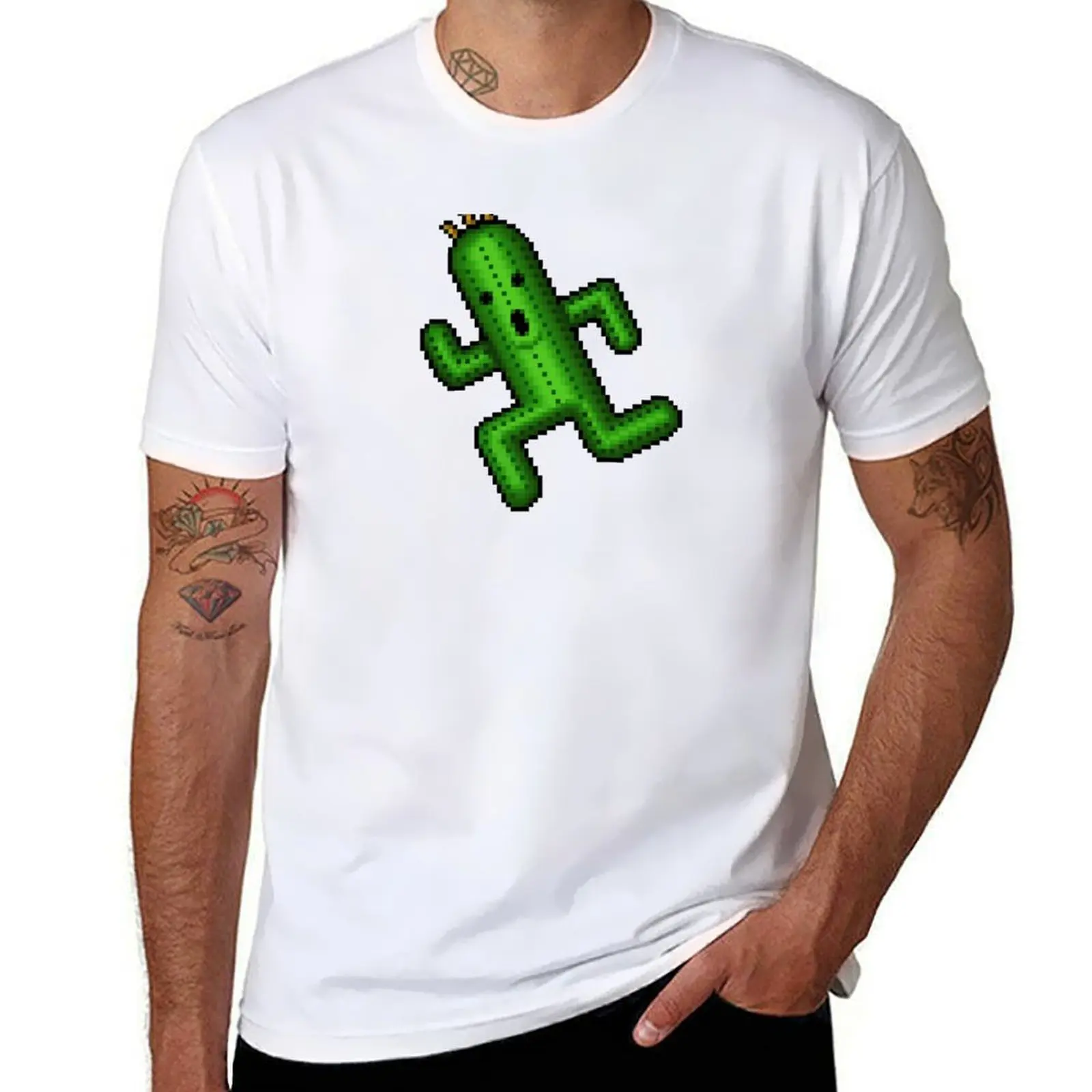 

Pixelart Cactuar T-Shirt t shirts for man graphic tees g man t shirts for men T-Shirt