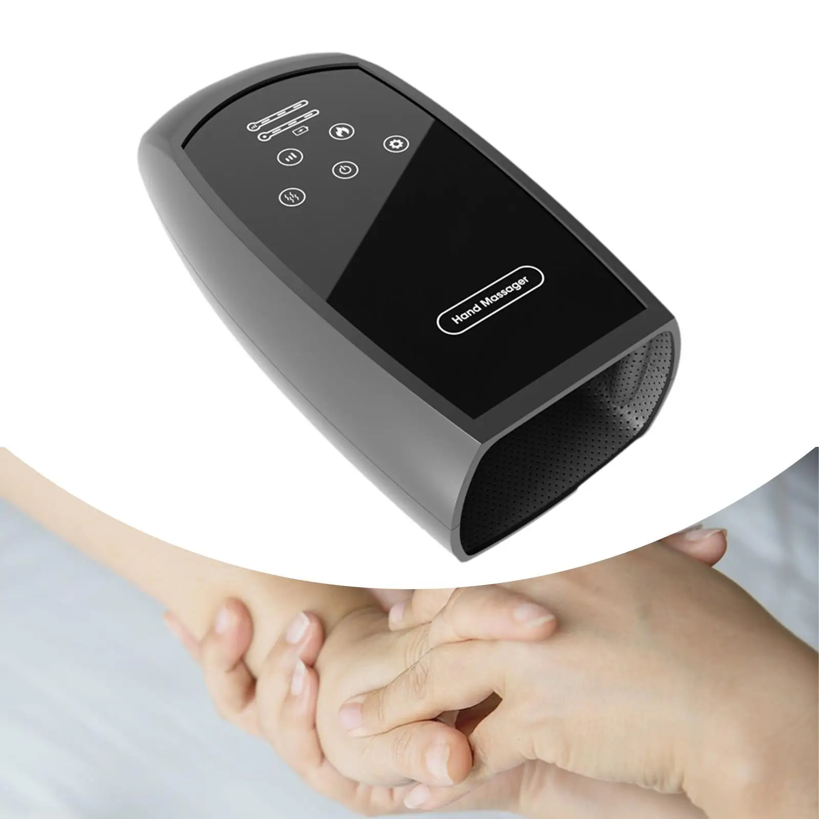Hand Massager Rechargeable Palm 3 Modes Gifts Electric Hand Massager Cordless Hand Massager Intelligent for Men Mom Dad Women