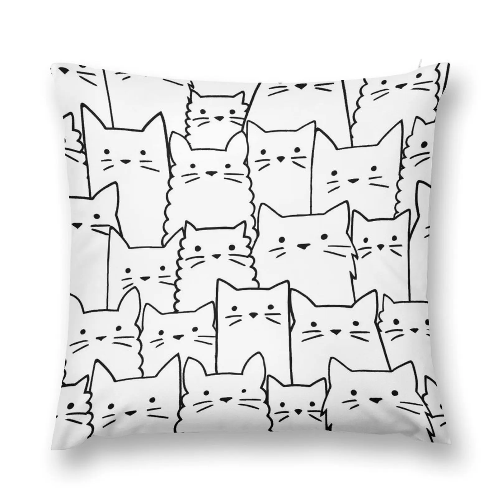 

Silent Cats Throw Pillow Pillowcases Bed Cushions Cushions Cover Christmas Throw Pillows Covers Marble Cushion Cover pillow