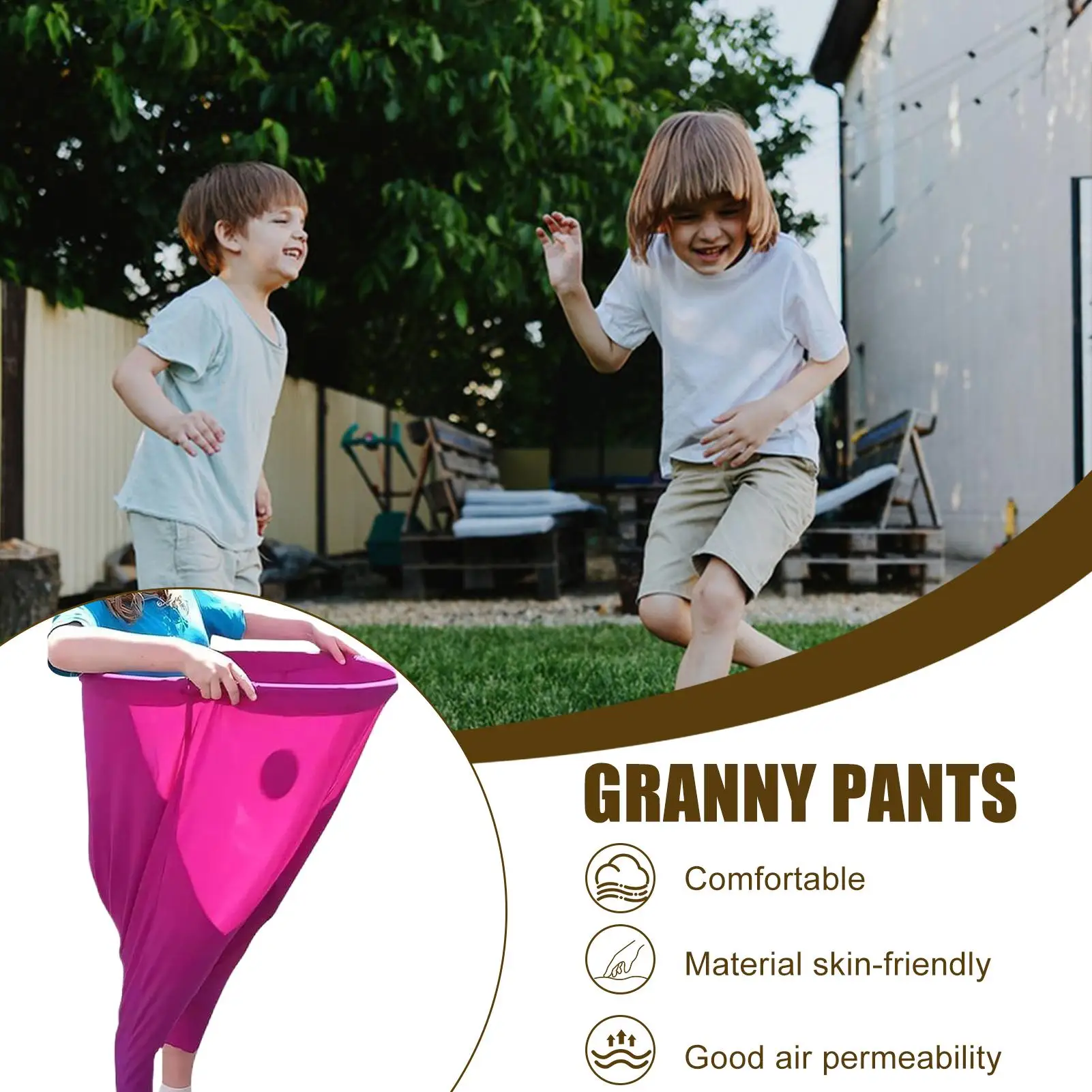 Granny Pants Party Rush Yard Game The Ultimate Backyard Party Game Jeux drôles Parent Enfant Jeu de lancement Accessoires Jouets avec balles