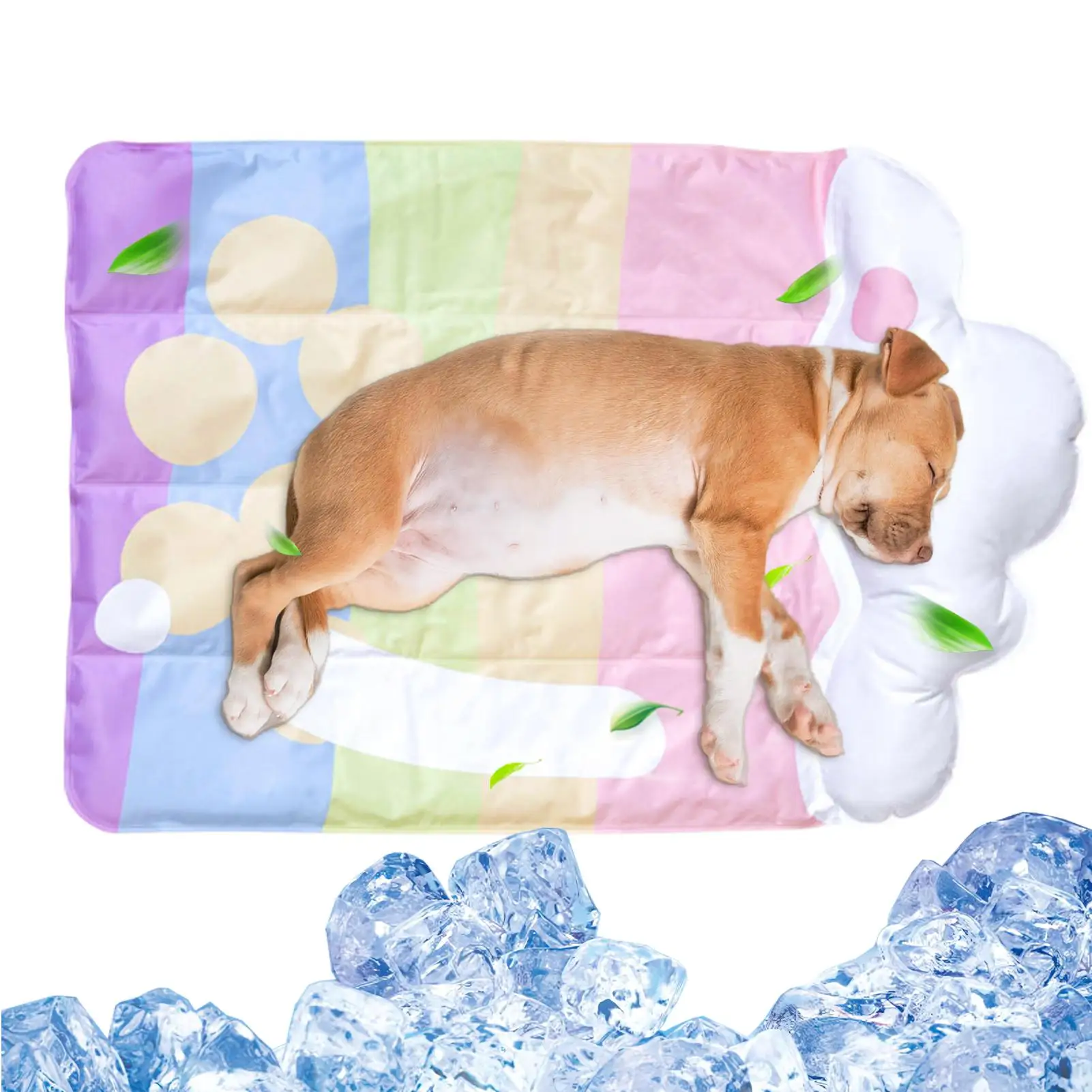 

Dog Cooling Pad Pet Cooling Gel Mats For Dogs Small To Large Animals Sleeping Bed Waterproof For Hot Days Sofa Car Seat RV Floor