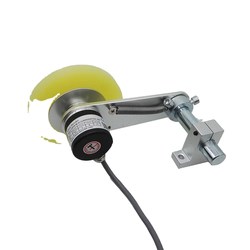 Fungsi Alarm Encoder Roller Perimeter 300mm Pembacaan Output PUSHPULL 200/500/600/1000/1024/2000ppr 5-26V