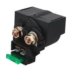 Relay Starter Solenoid Switch For Kawasaki EL250 EX250 VN1500 ZX1000 NT650 N500 Ninja ZX-6 ZX-10 ZX-11Starter Solenoid Relay