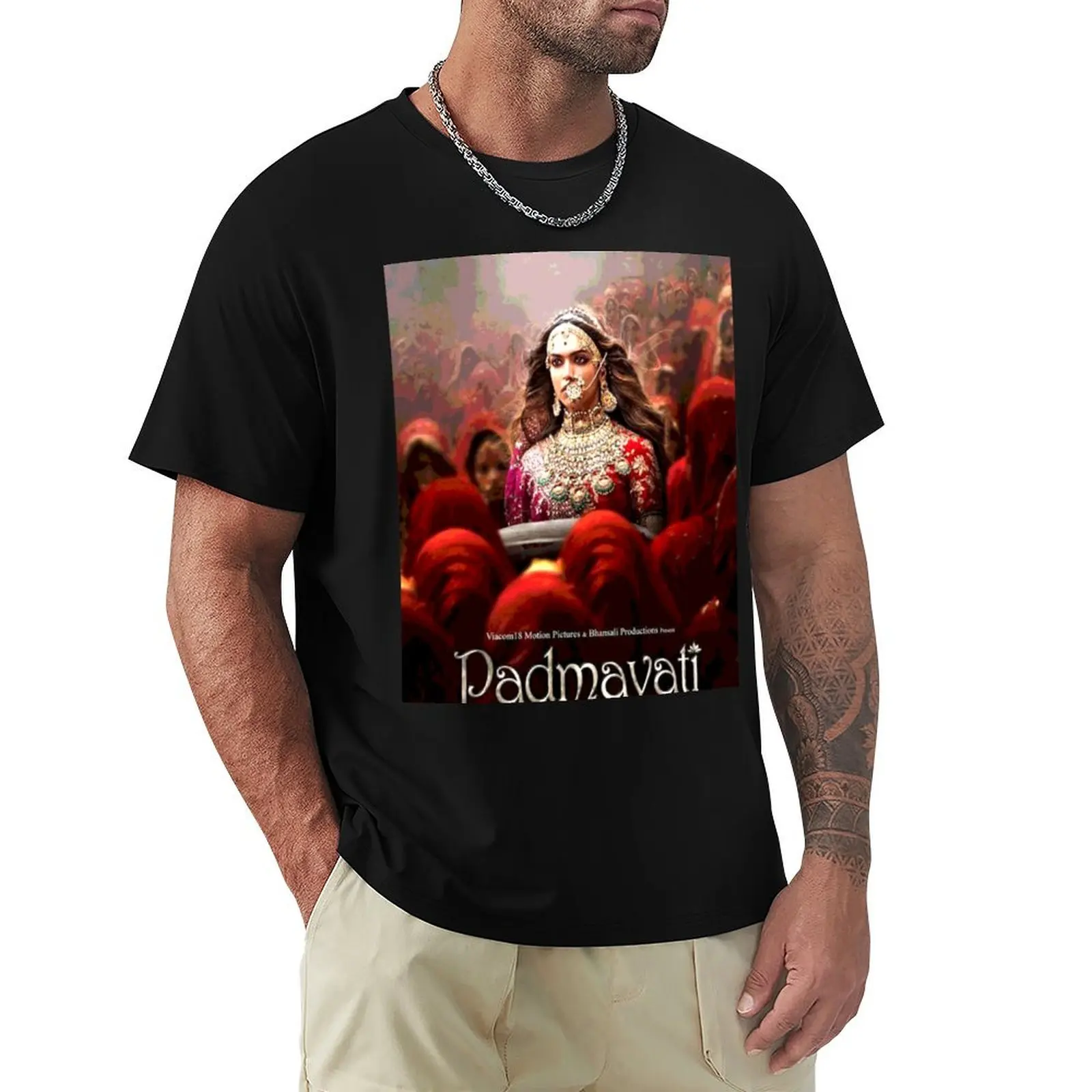 Padmavati - Rani #2 T-Shirt blue archive Short sleeve tee cotton graphic tees sweat clothes for men