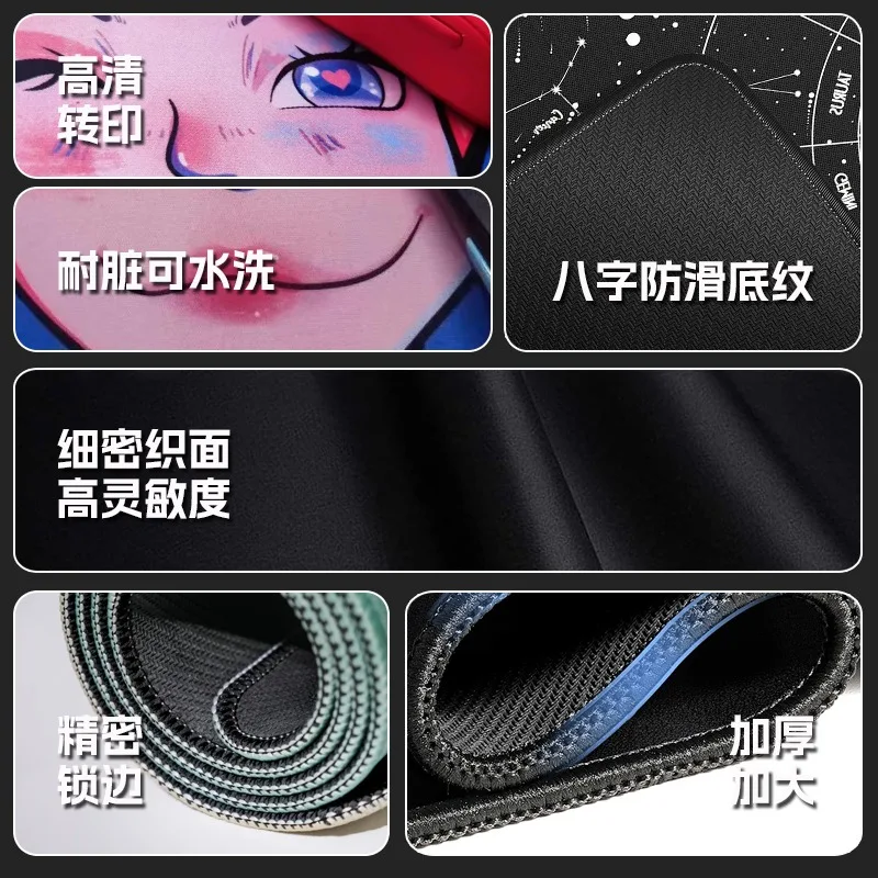 Death Stranding Mousepad Anti Slip INS Tide Large Cartoon Anime Gaming Mouse Pad Keyboard Mouse Mats Desk Mat Desk Accessories