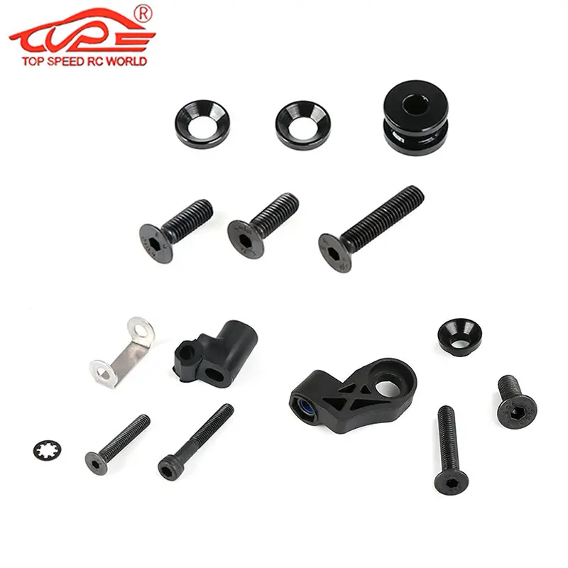 Kit de parafusos de fixação para chassi de embreagem de motor, atualização para escala 1/5, carro rc, gás hpi rofun baha rovan km baja 5b 5t 5sc, peças de caminhão buggy
