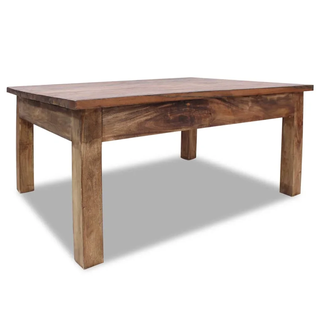 Low Table solid recovery Wood 98x73x45 cm