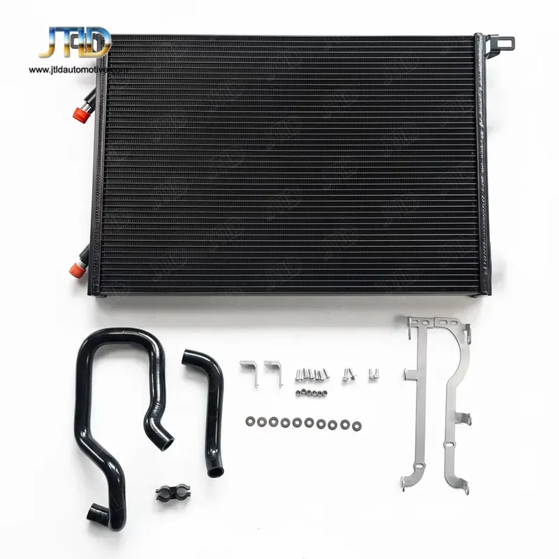 JT-PC145 High Flow Aluminum Racing Intercooler for Audi RS4 B9 Avant RS5 F5 Coupe Sportback Direct Fit Water Cooled FMIC