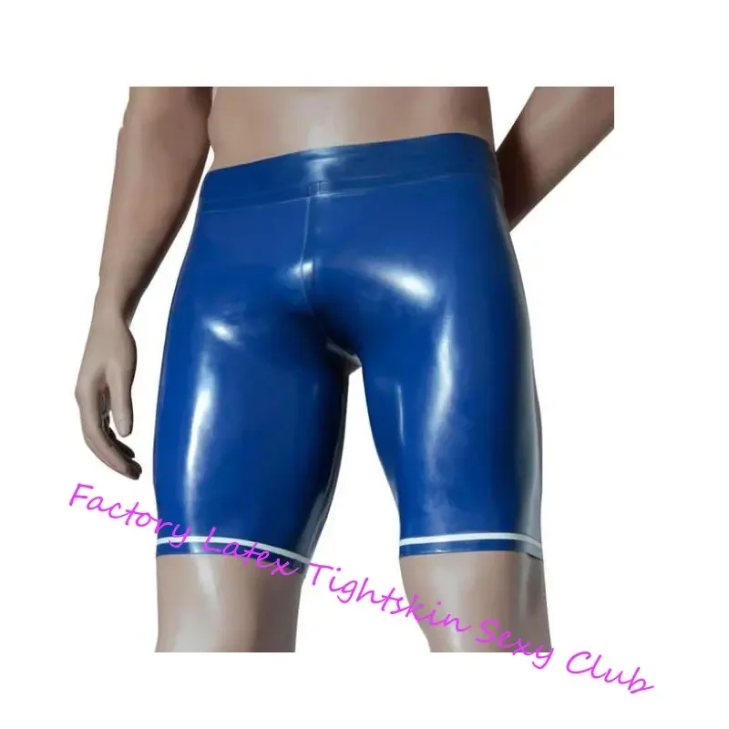 Latex Shorts Rubber Boxer Briefs Panties Underwear Pants Party Club Wear Costume ( No Zip)