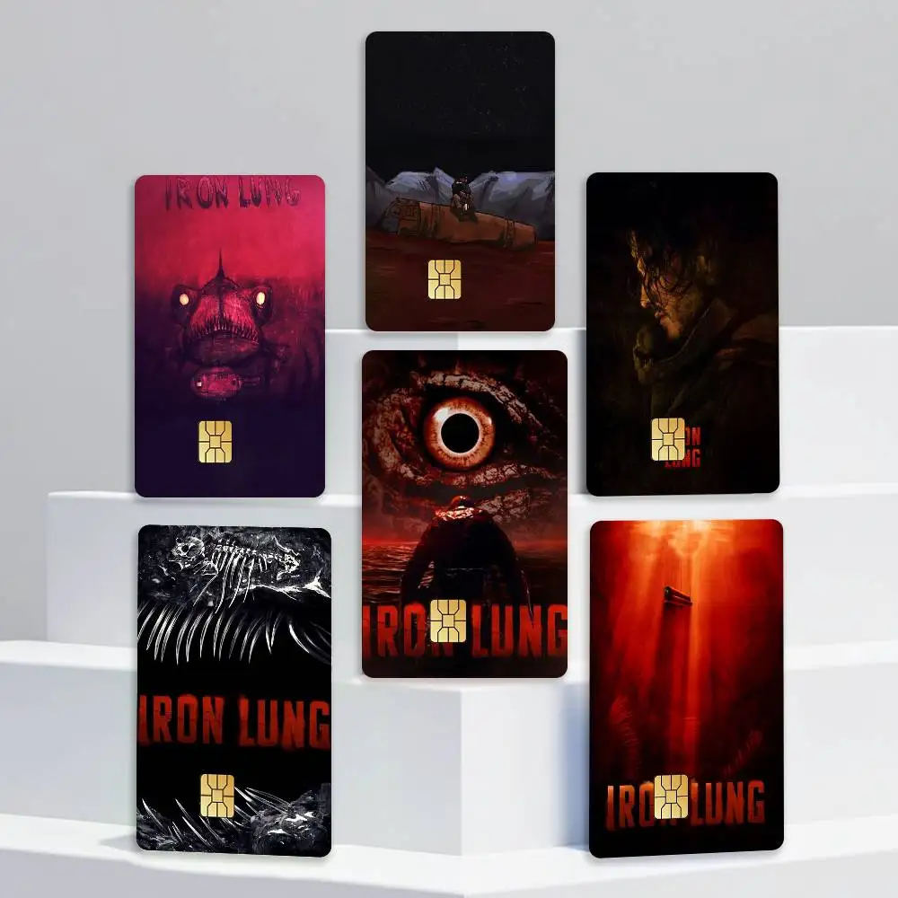 Cosmic-Horror FiLM I-Iron LungS Card Stickers for Bank Access Protective Waterproof Film Cover Sticker Gift