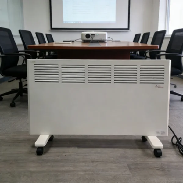 2026 Factory Price 2000W Electric Convection Heater Portable Baseboard Space Heater with Caster Wheels for Household Heatingprom
