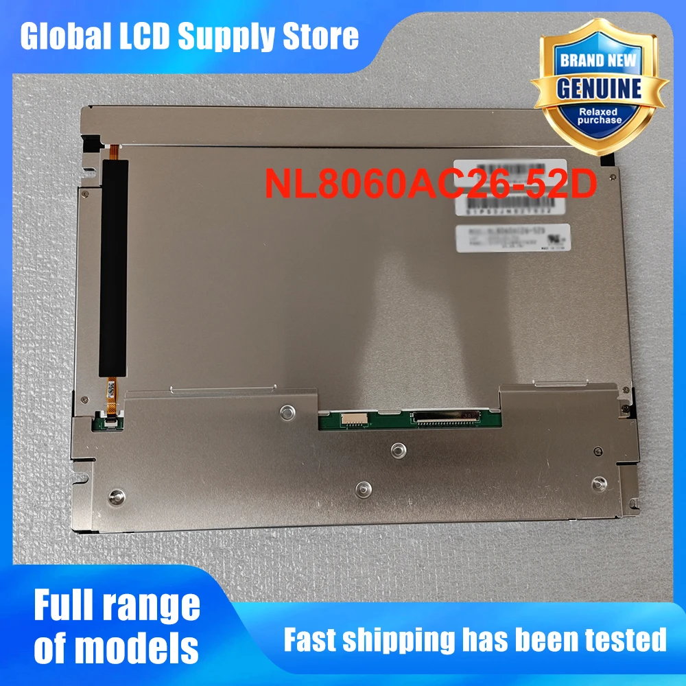 NL8060AC26-52D 10.4 Inch 800*600 LCD Screen Display Panel Replacement for Industrial HMI Medical Device POS Display