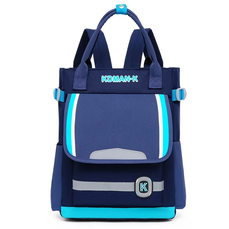 Junior High School Students Shoulder Bag for Girl Boy New Children Simple Panelled Tutorial Bags Kids Book Backpacks All-match