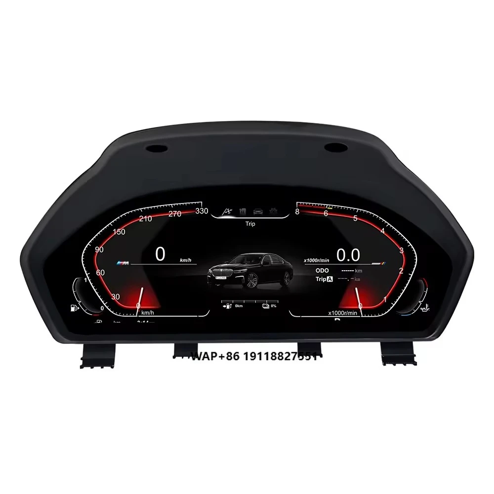 

12.3 Inch Car LCD Dashboard Speedometer Cluster Compatible with 3 Series GT (F30, F31, F34) & 4 Series (F32, F33, F36)
