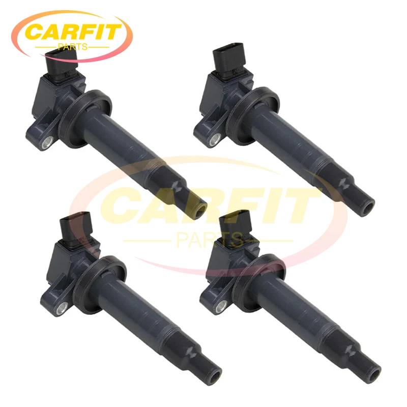 

4Pcs 90919-02239 9091902239 Ignition Coils For Toyota Corolla Celica Matrix MR2 Spyder Chevy Prizm Pontiac Vibe 1.8L 2000-2008