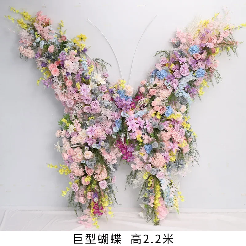 مجموعة مركز تسوق تزيين تشن ثلاثي الأبعاد على شكل فراشة عملاقة