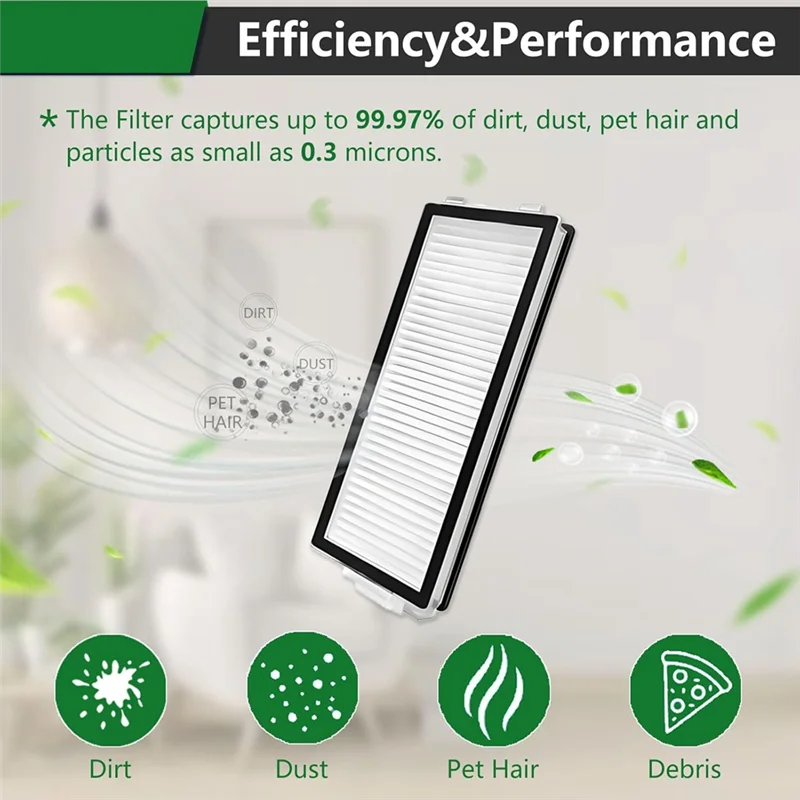 مرشحات A74G-Hepa لقطع غيار المكنسة الكهربائية Roborock Saros Z70، Qrevo Master، Qrevo Slim