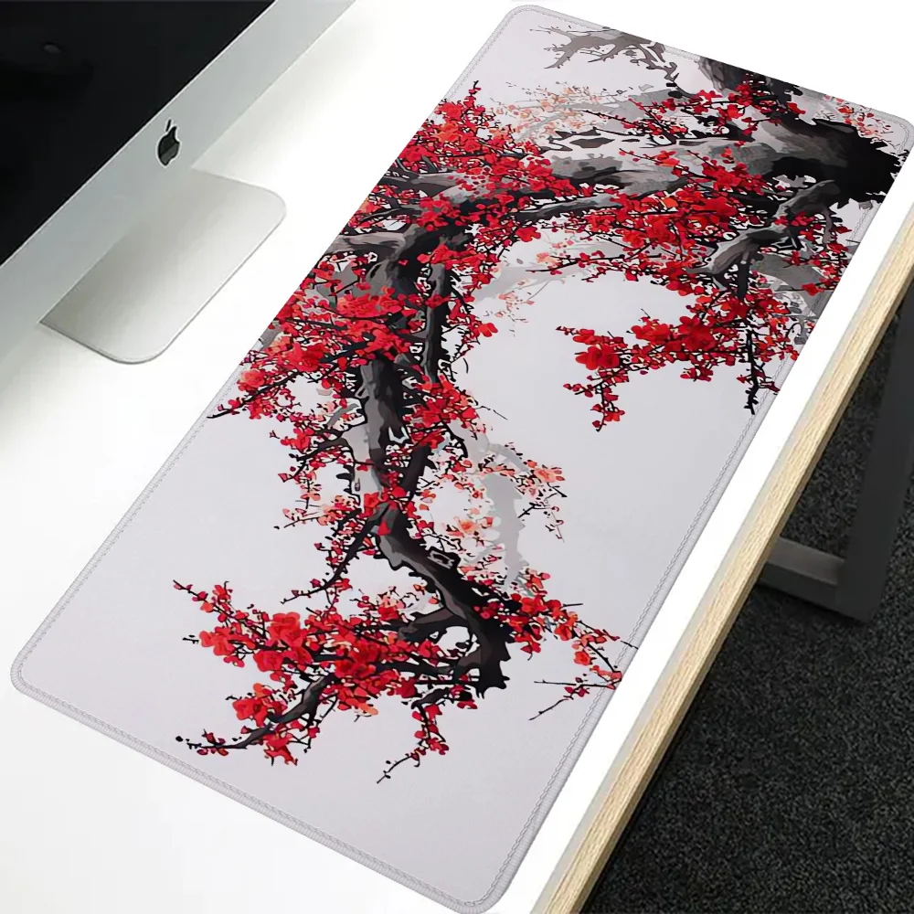 Pk Control Mouse Pad Mat Plum Blossom Pc Gamer Gaming Mats Computer Table Pc Setup Accessories Mousepad Gamer 900x400 Desk Large