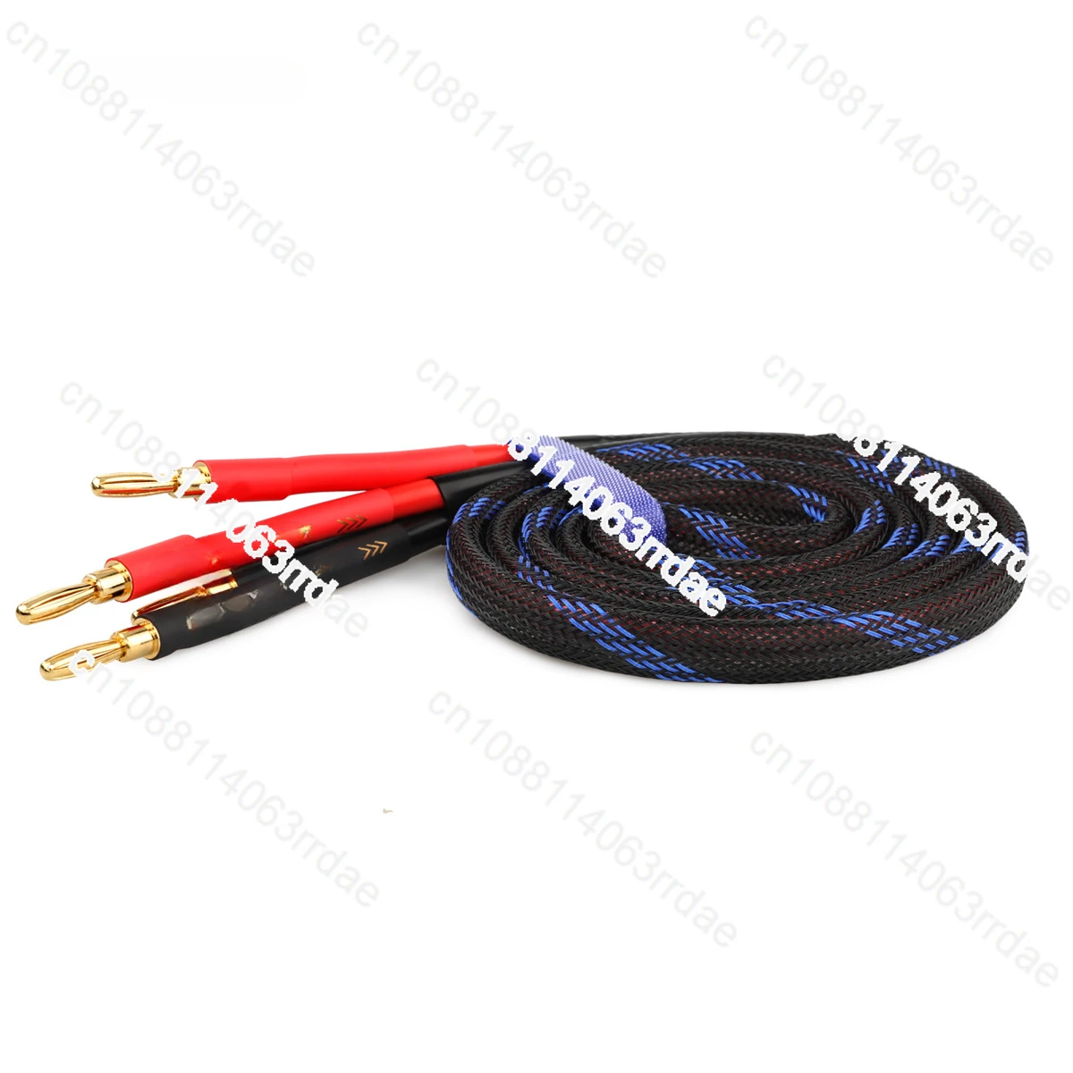 600 Core Fever 4N Oxygen-free Copper Speaker Cable Banana Head Power Amplifier Speaker Cable Audio Cable