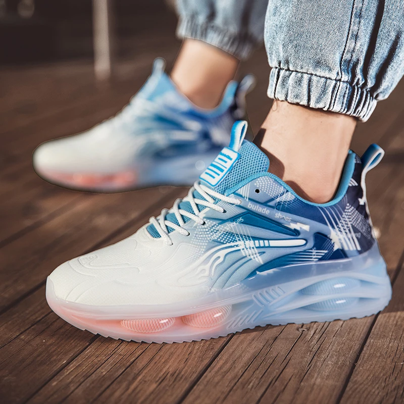 

Men's Sports Shoes Student Shock-absorbing Running Shoes Breathable Mesh Casual Shoes Cool Men's Shoes Large Size Shoes