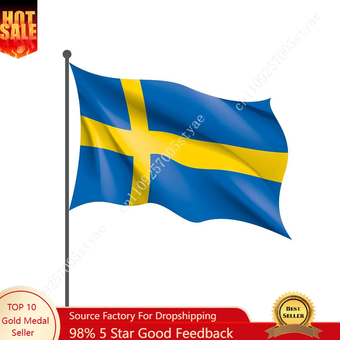 

Sweden Flag Sweden National Flags Wall decoration Sign Banner Poster For Outdoor indoor 90x150cm Sverige