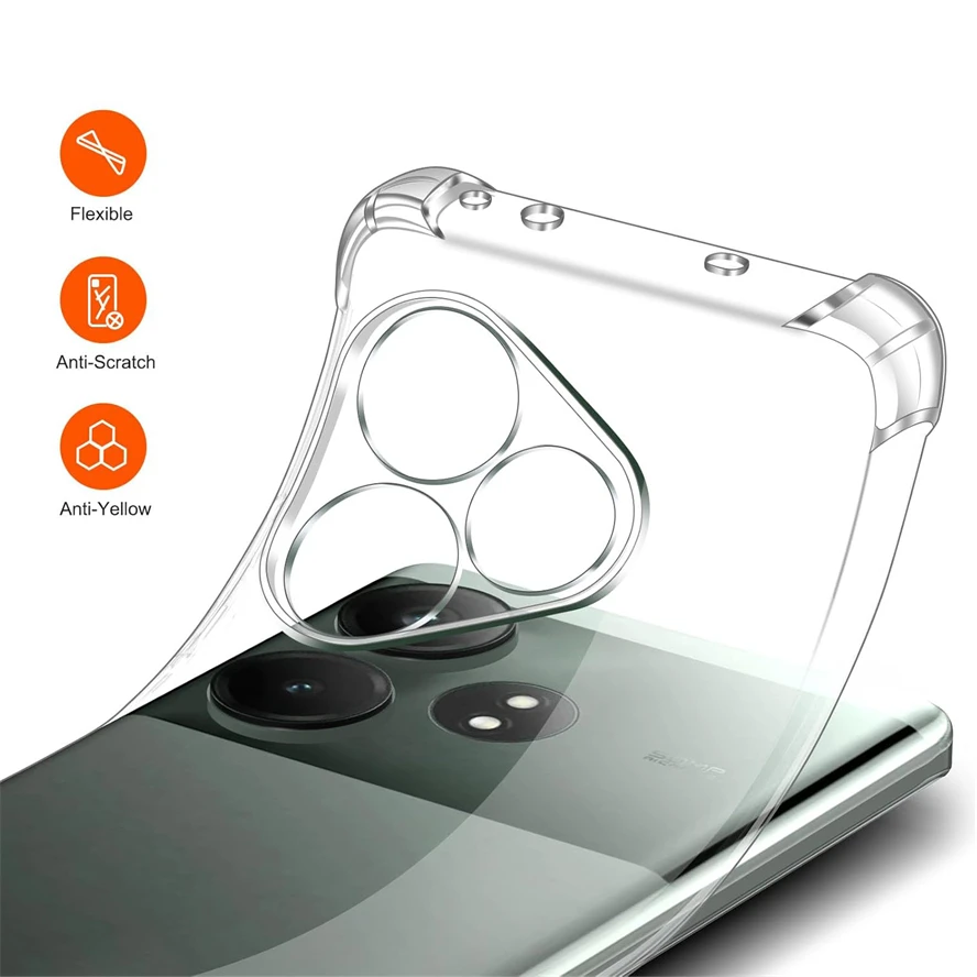 Soft Clear Case for Realme GT6 6T Neo6 6SE Phone Cases Realme GT Neo 6 SE Shockproof Silicone Cover Realmi GT6T Case Realme GT 6