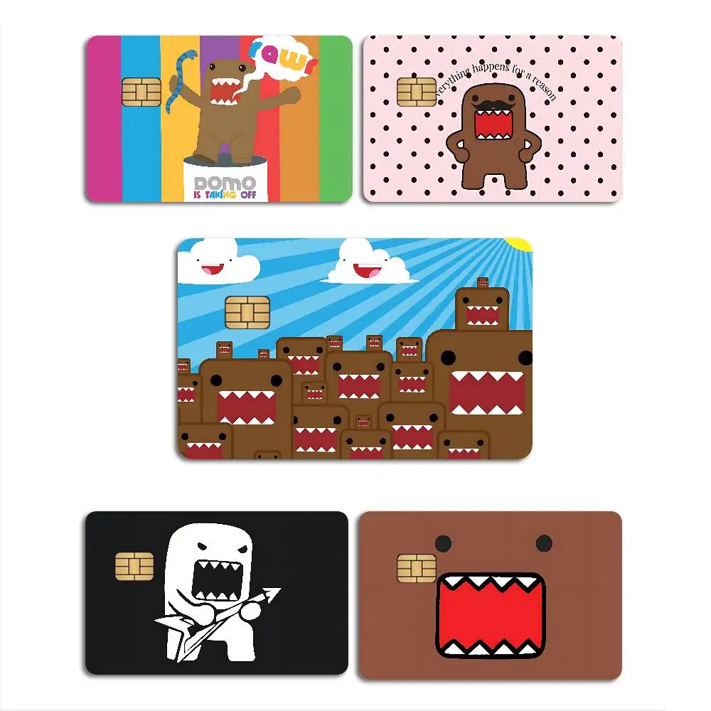 D-Domo Kun Anime Cartoon Sticker Film Skin For Credit Card Debit Bank Bus Card