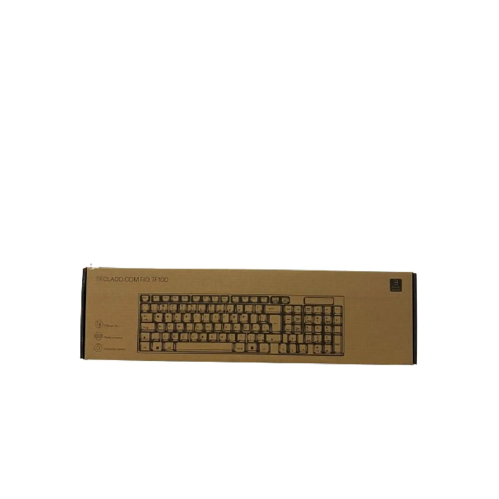 TF100 Multilaser Wireed Keyboard Without Logo-Black