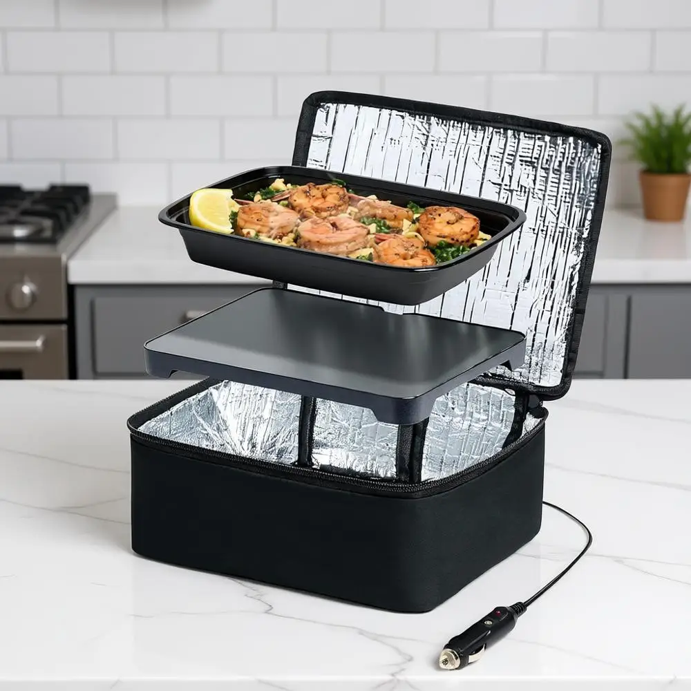 

Мини-ланчбокс с подогревом - портативный электрический подогреватель еды для мужчин и женщин - отлично подходит для работы, офиса и строительства - для приготовления и подогрева пищи