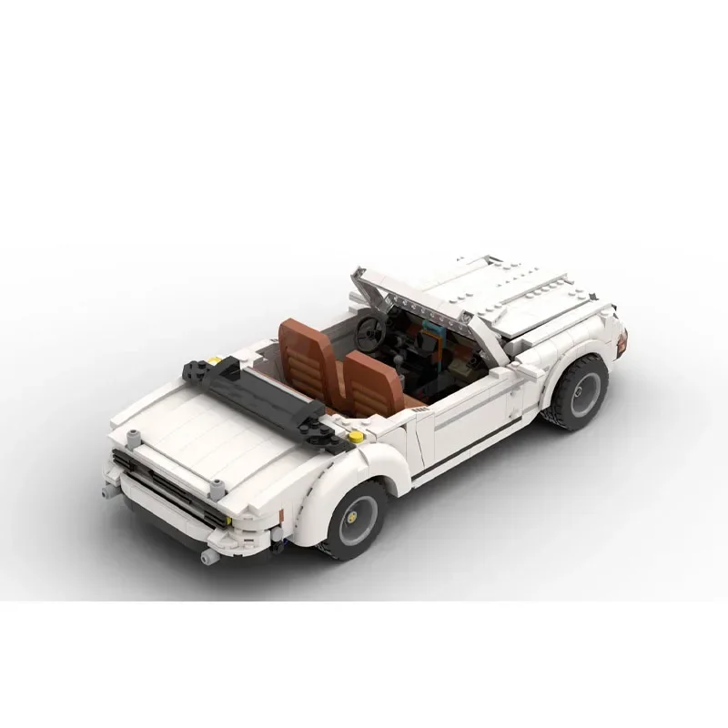 MOC-83805 Schaardeur Converteerbare Supercar Montage Stikblok Model 1458 Onderdelen Jongen Kinderen Verjaardag Bouwsteen Speelgoed