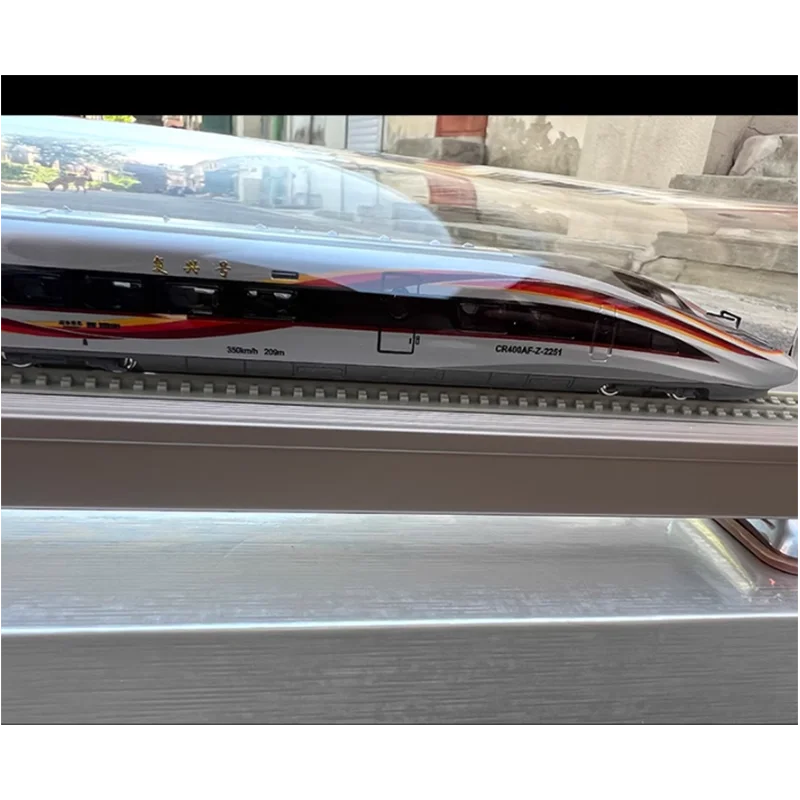 Diecast 1:160 Scale Fuxing High Speed Railway Intelligent Multiple Unit CR400AF-Z Imitation Simulation Model