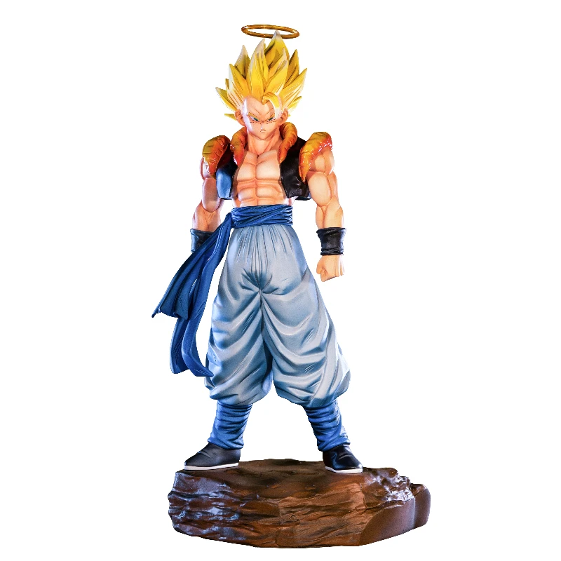 

Новая статуя JT, аниме Dragon Ball Vegetto, фигурка Gogeta, статуя с основанием Super Saiyan, экшн-фигурки, коллекция моделей, игрушки, подарки