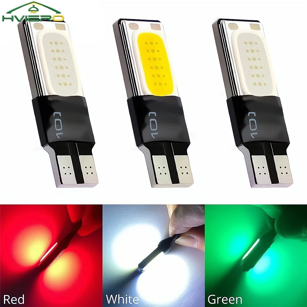 

2 шт., Автомобильные светодиодные лампы T10, 12 В, 6 светодиодов