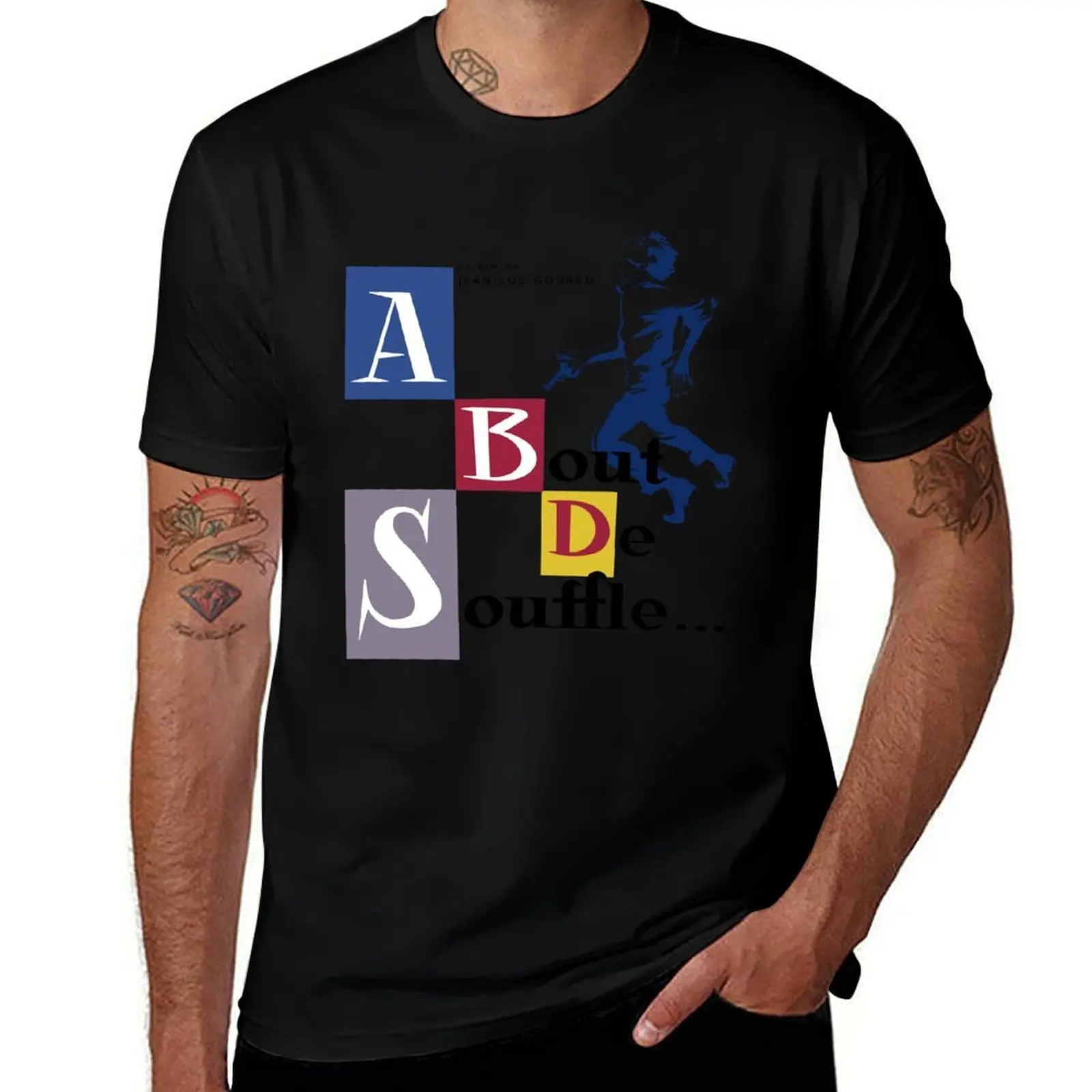 Breathless - A bout de souffle - Godard T-Shirt Lightweight Basic Short Sleeve Shirt