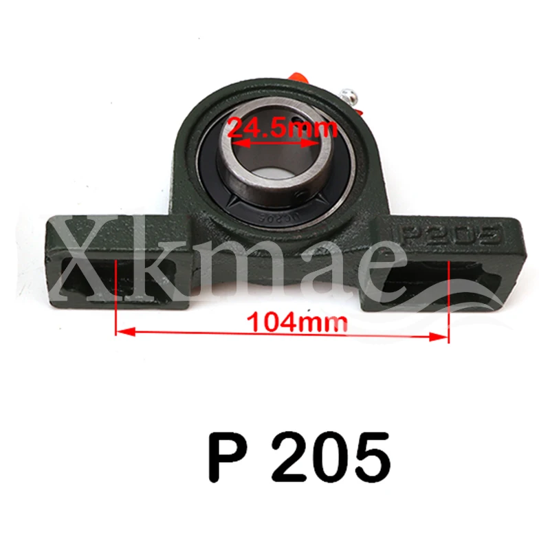 20mm/25mm Mounted Block Cast Housing Self-aligning Pillow Bearing For ATV Buggy Go Kart Electric Quad Bike Rear Axle Parts