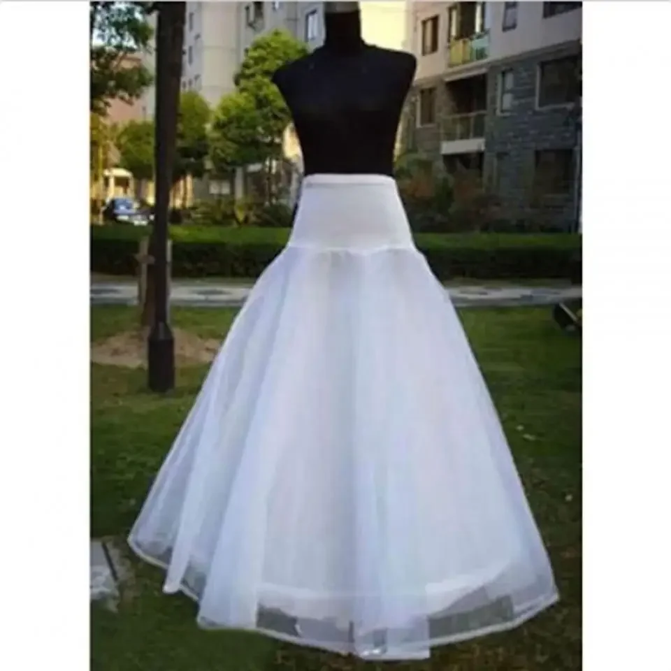 

Plus Size In Stock High Quality A Line 1-HOOP Bridal Petticoats Wedding Gown Petticoat Slip Underskirt Wedding Accessories