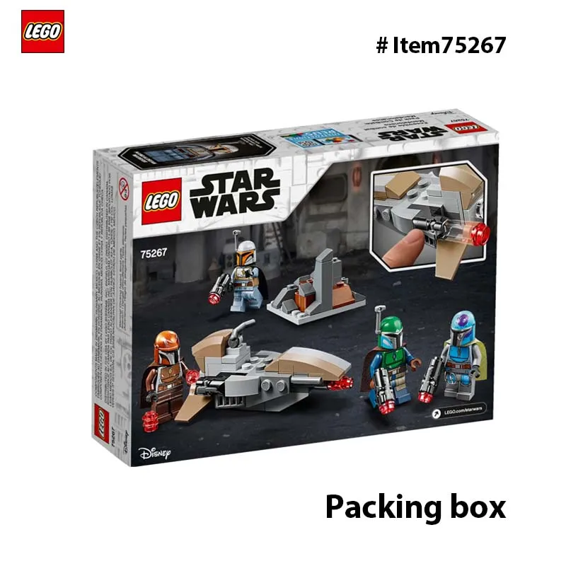 LEGO 75267 Star VAN- Pack de combat Mandalorian Shock Troopers, grand cadeau d'urgence pour tout fan de Star VAN, 102 pièces