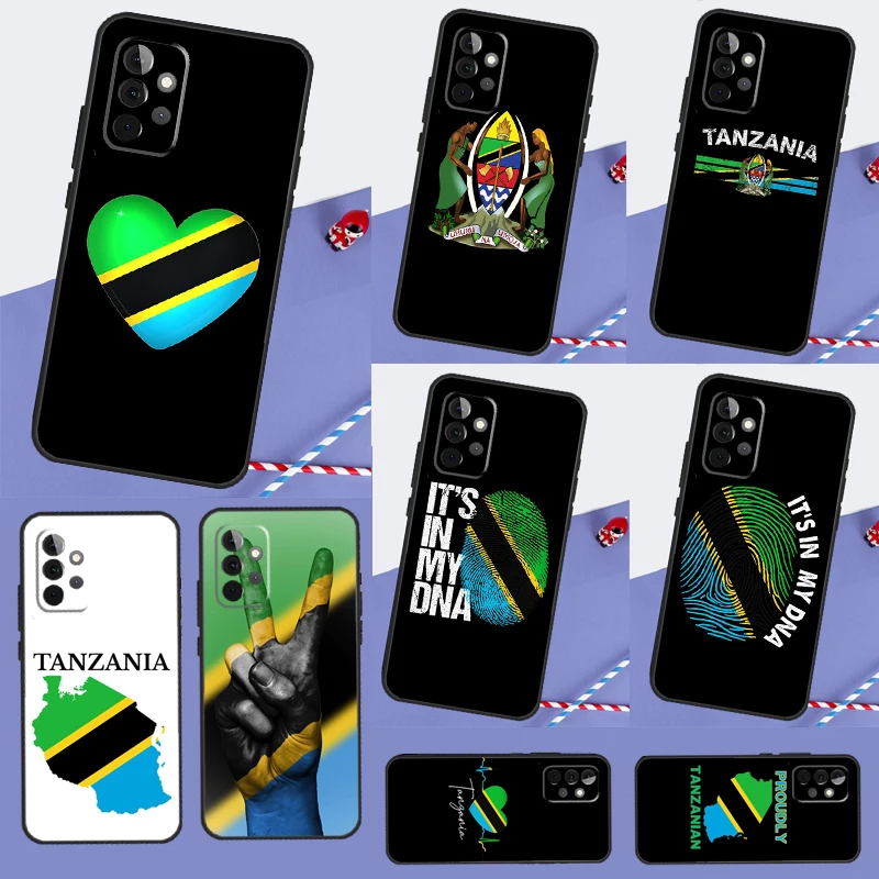 Tanzania Flag For Samsung Galaxy A34 A54 A14 A13 A23 A33 A53 A73 A51 A71 A12 A22 A32 A52 Phone Case