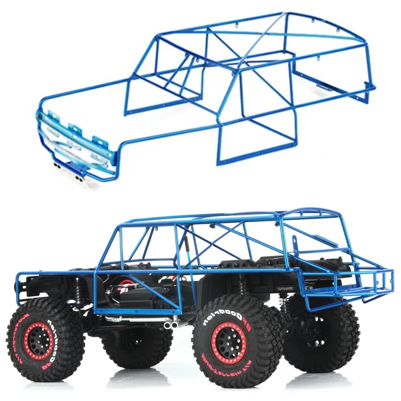 1szt Stojak na oponę zapasową ze stopu tytanu do 1/10 RC Crawler Car Traxxas TRX4 BRONCO Baja1000 Akcesoria