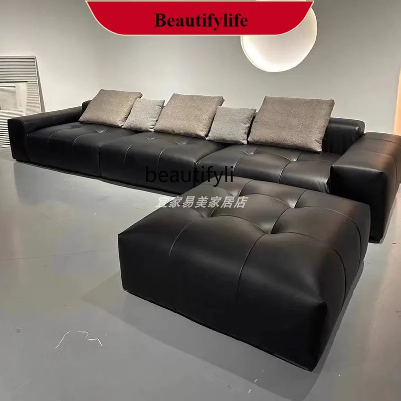 

D132 Modern Simple Pixel Sofa Stool Bedroom Clothing Store Square Coffee Table Stool Shoe Change Stool Black Pedals