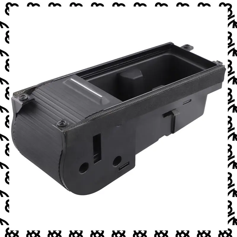 A07I سيارة مركز وحدة التحكم كأس الماء حامل صندوق تخزين أصحاب المشروبات لشركة هيونداي سوناتا 9 2015-