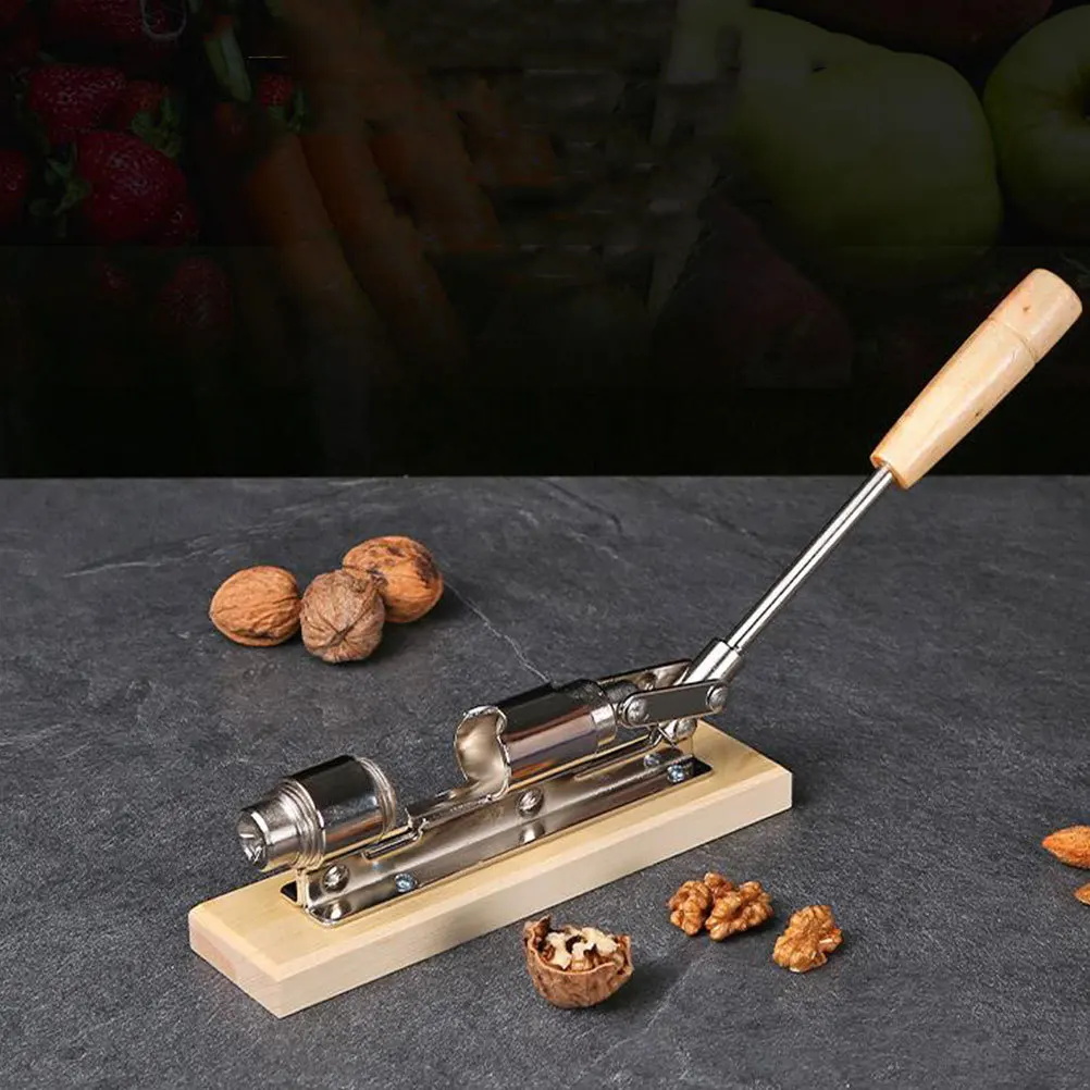 

Walnut Opening Tool Stainless Steel Portable Nut Cracker For Fresh Walnuts Kitchen Gadgets Multipurpose Nutshell Breaker Home