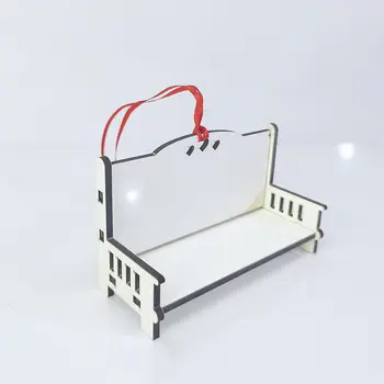 Doprava zdarma 10 ks/sada sublimačních prázdných pamětních ozdob na lavičku pro vlastní vánoční dekoraci 10 nejlepší prodej velkoobchodní sublimační polotovary - №3