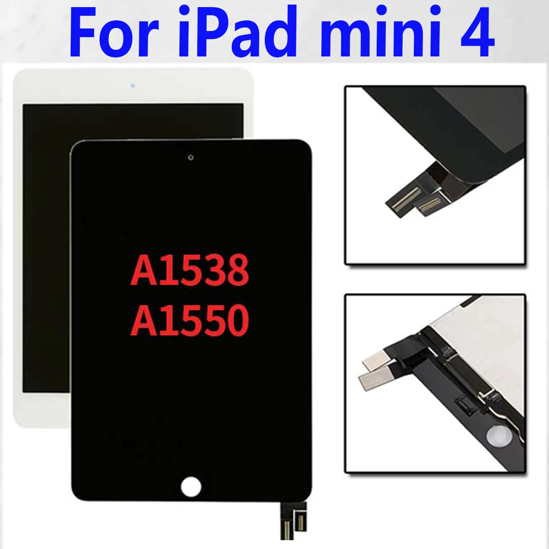 

Grade AAA+ For iPad mini 4 Mini4 A1538 A1550 LCD Display Touch Screen Digitizer Panel Assembly For iPad mini4 Replacement Part