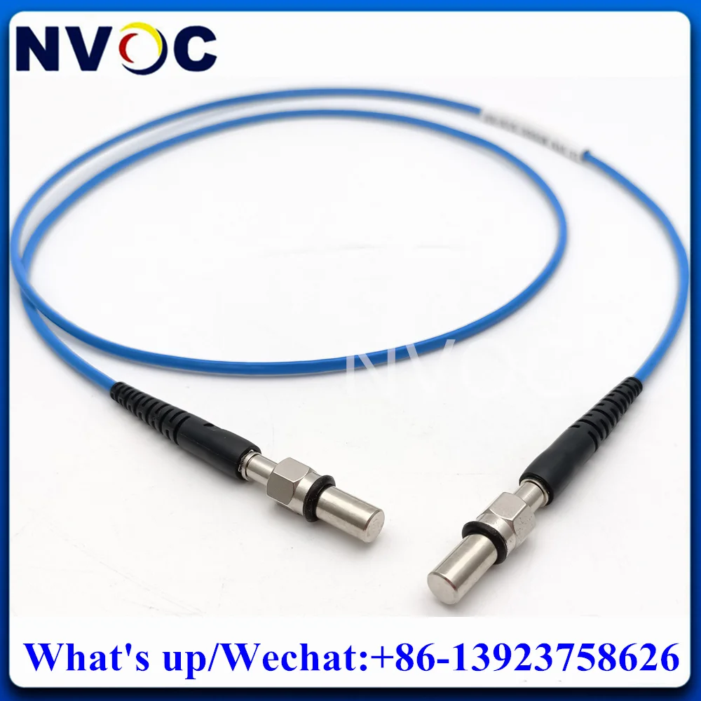 Imagem -04 - Conector uv do Cabo do Cabo de Remendo da Fibra Sma905-sma da Fibra Ótica do Silicone Quarts o Meta do Núcleo do Silicone 300um Virola Cerâmica mm sx 5m