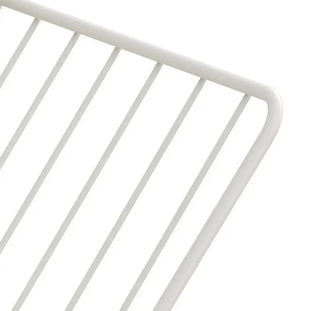 

X-Shape Foldable Dish Drying Rack Non-slip 2 Tier Countertop Dish Drainer Water Catcher Tray Space-saving