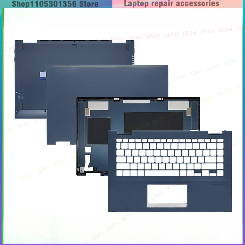 New For VivoBook Flip 14 TM420 TM420IA TP420 TM420UA TM420U LCD Screen Back Cover/Palmrest Upper Top lower Bottom Case