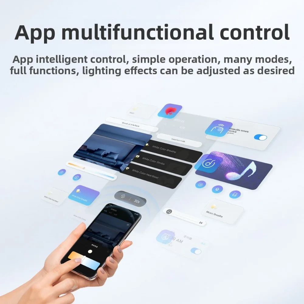 Bluetooth DC12V Runde Unterschrank LED Licht CCT Licht Warm + Weiß Doppel Weiß SP662E PWM LED Controller Dimmer APP RF Fernbedienung