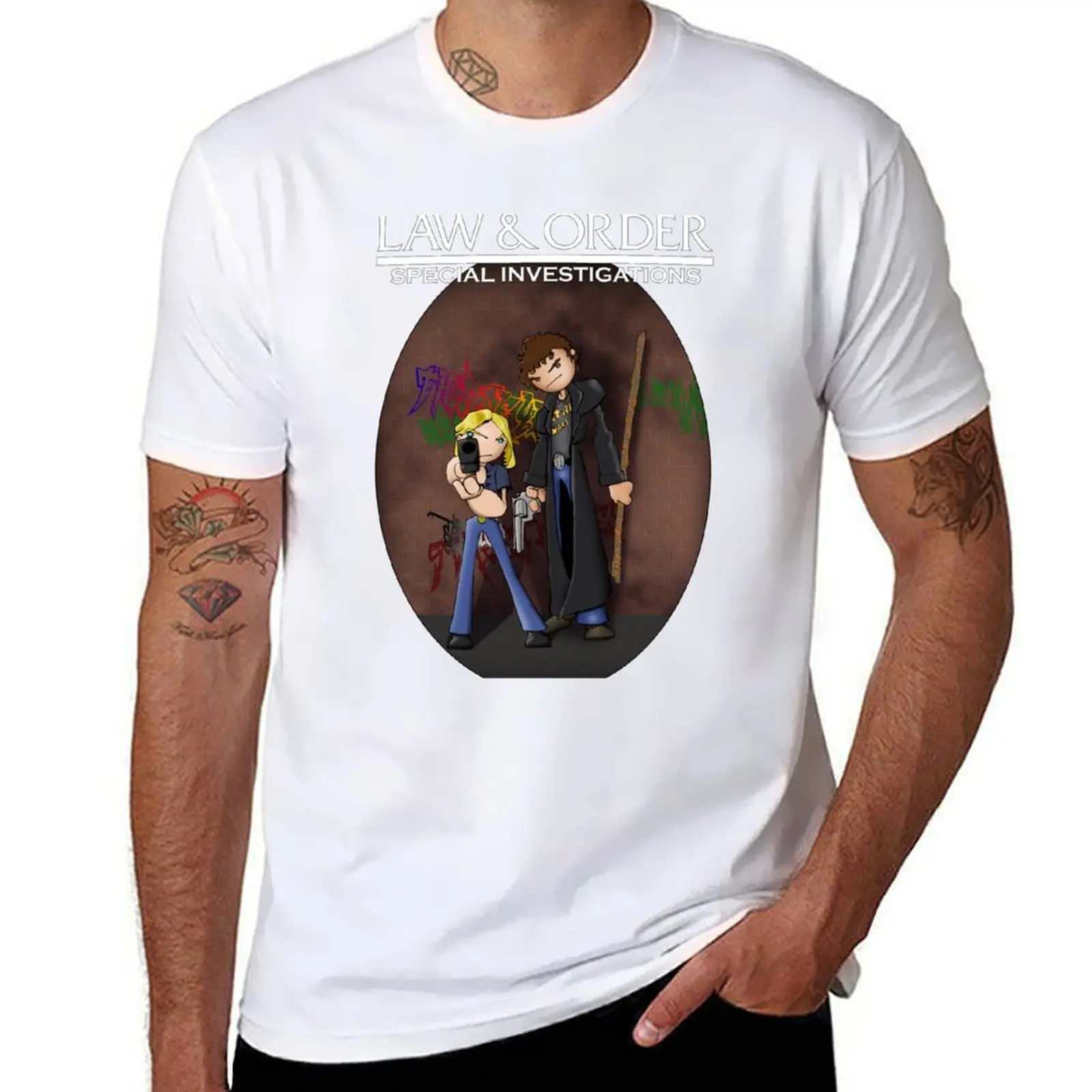 

Dresden Files: Special Investigations T-Shirt t shirts for man graphic vintage t shirts for man cotton soft T-Shirt