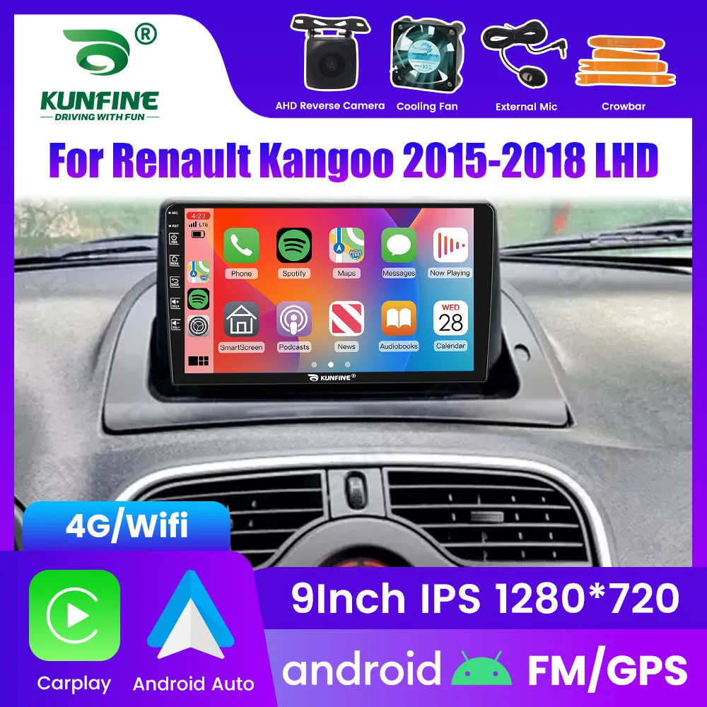 

2Din Android автомобильный радиоприемник для Renault Kangoo 2015-2018 видеоплеер GPS навигация стерео аудио головное устройство Carplay 4G Wi-Fi
